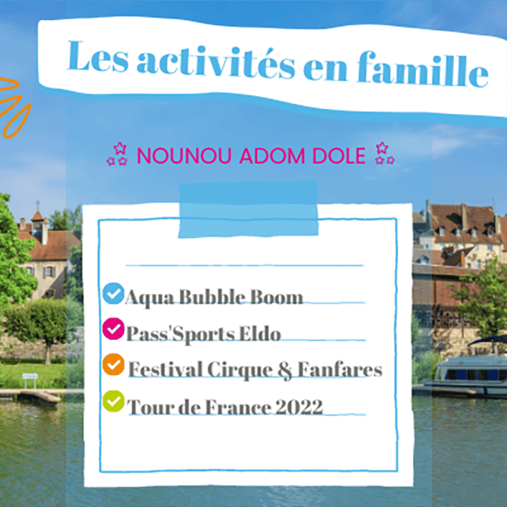 Les activités à faire en famille à Dole