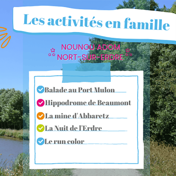 Les activités à faire en famille à Nort-sur-Erdre