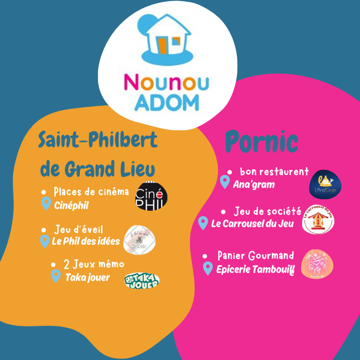 Jeux concours NOUNOU ADOM PAYS DE RETZ