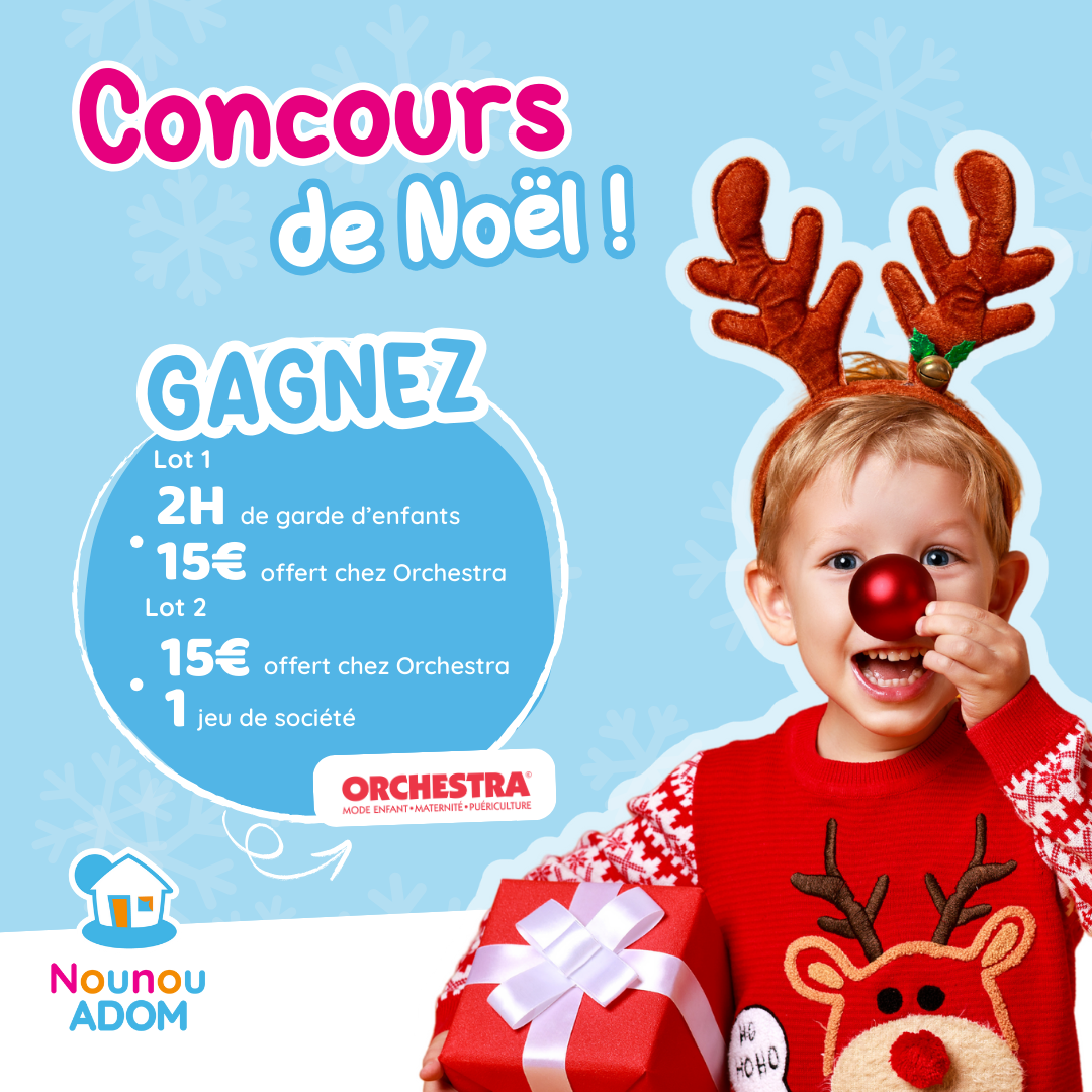 Jeu concours spécial Noël NOUNOU ADOM La Roche-sur-Yon x Orchestra Jeu concours spécial Noël NOUNOU ADOM La Roche-sur-Yon x Orchestra