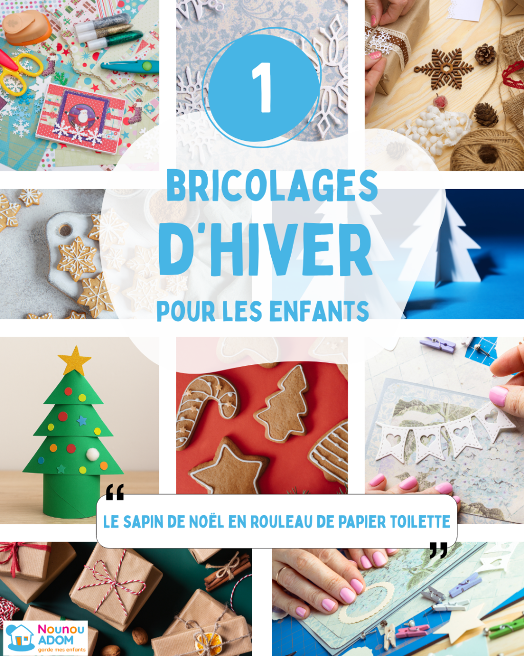NOUNOU ADOM Fontenay-Le-Comte et Luçon vous propose des bricolages de Noël ! NOUNOU ADOM Fontenay-Le-Comte et Luçon vous propose des bricolages de Noël !